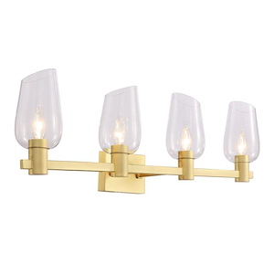 Calabria - 4 Light Quad Wall Sconce-10 Inch Tall and 31 Inch Wide - 1150667
