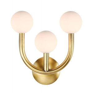 Dalia - 3 Light Wall Sconce-13 Inch Tall and 13 Inch Wide - 1418401