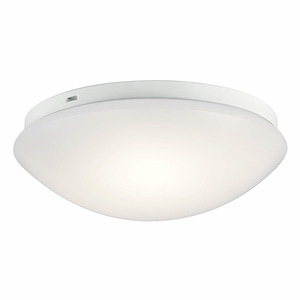15W 1 LED Flush Mount - with Utilitarian inspirations - 4 inches tall by 10.75 inches wide - 968704
