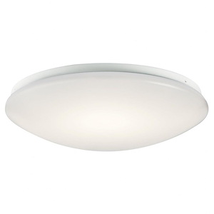 25W 1 LED Flush Mount - with Utilitarian inspirations - 4.25 inches tall by 16 inches wide - 968702