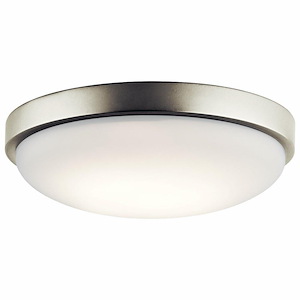 15W 1 LED Flush Mount - with Utilitarian inspirations - 3 inches tall by 11.5 inches wide - 968701