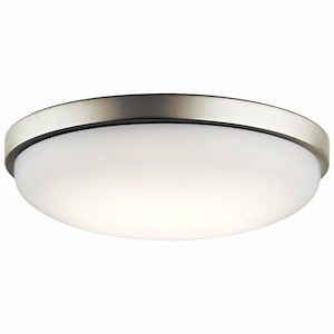 23W 1 LED Flush Mount - with Utilitarian inspirations - 3.75 inches tall by 14.5 inches wide - 968700