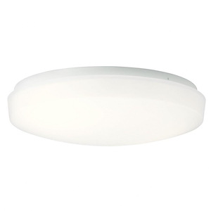 20W 1 LED Flush Mount - with Utilitarian inspirations - 3.75 inches tall by 13.5 inches wide - 969027