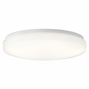 25W 1 LED Flush Mount - with Utilitarian inspirations - 3.75 inches tall by 16 inches wide - 969026