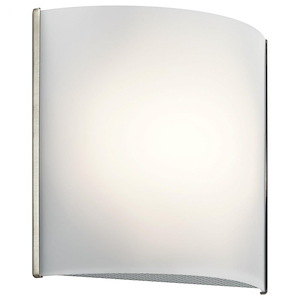 1 Light Wall Sconce - with Transitional inspirations - 8 inches tall by 8.25 inches wide
