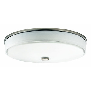 34W 1 LED Flush Mount - with Transitional inspirations - 4.25 inches tall by 17.25 inches wide - 968689