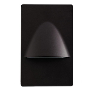 1.29W 4 Led Step Light - With Utilitarian Inspirations - 3.25 Inches Tall By 2 Inches Wide