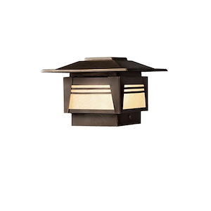 Zen Garden - Low Voltage 1 Light Deck Post Lamp - 5 Inches Tall By 7 Inches Wide - 1149543