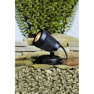 Low Voltage One Underwater Pond light 5 inches tall by 4 inches wide