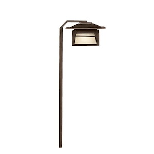 Zen Garden - Low Voltage 1 light Path and Spread Light - 24 inches tall by 7 inches wide - 966246