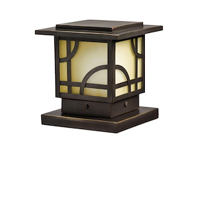 Larkin Estate - Low Voltage Post Light - with Contemporary inspirations - 6 inches tall by 6.25 inches wide - 966555