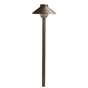 CBR - 2W 3 LED Stepped Dome Short Path Light - with Transitional inspirations - 15 inches tall by 6.25 inches wide - 1151849