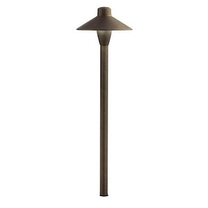 3W 3 LED Traditional Path Light - with Utilitarian inspirations - 22.75 inches tall by 6.75 inches wide - 970046