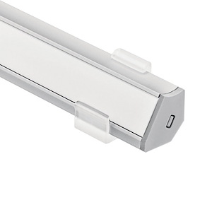 ILS TE Series - 30 Degree Extrusion Channel - with Utilitarian inspirations - 0.5 inches tall by 0.75 inches wide - 969537