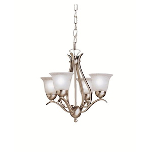Dover - 4 Light Chandelier - With Transitional Inspirations - 16 Inches Tall By 18 Inches Wide - 1151260