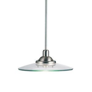 Galaxie - 1 light Pendant - with Soft Contemporary inspirations - 6.25 inches tall by 14 inches wide