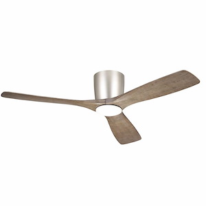 Volos - 3 Blade Ceiling Fan with Light Kit In Modern Style-10.5 Inches Tall and 54 Inches Wide