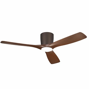 Volos - 3 Blade Ceiling Fan with Light Kit In Modern Style-10.5 Inches Tall and 54 Inches Wide