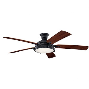 Hatteras Bay - Ceiling Fan with Light Kit - with Traditional inspirations - 17.5 inches tall by 60 inches wide - 970180