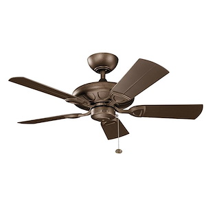 Kevlar - Ceiling Fan - with Traditional inspirations - 13.75 inches tall by 42 inches wide