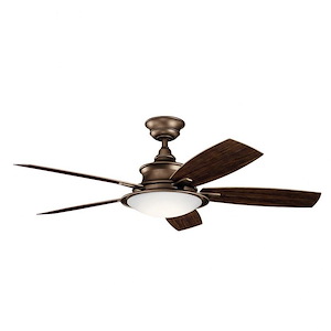 Cameron - Ceiling Fan with Light Kit - with Transitional inspirations - 16.25 inches tall by 52 inches wide - 970182