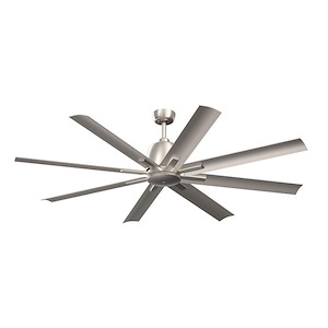 Breda - 8 Blade Ceiling Fan In Modern Style-16.4 Inches Tall and 65 Inches Wide - 1311353