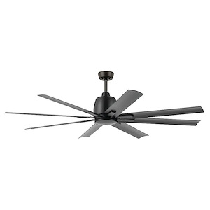 Breda - 8 Blade Ceiling Fan In Modern Style-16.4 Inches Tall and 65 Inches Wide - 1311353