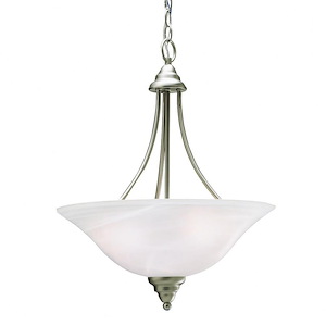 Telford - 3 light Inverted Pendant - 21.5 inches tall by 17 inches wide