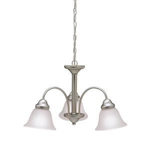 Wynberg - 3 Light Small Chandelier In Transitional Style-13.25 Inches Tall and 22 Inches Wide - 1013278