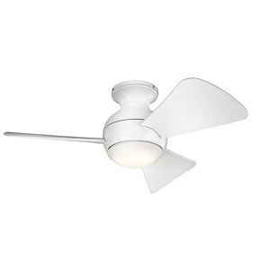 Sola - Ceiling Fan with Light Kit - 11 inches tall by 34 inches wide - 968520