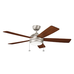 Starkk - Ceiling Fan with Light Kit - 13.75 inches tall by 52 inches wide - 968051