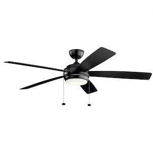 Starkk - Ceiling Fan with Light Kit - 14.25 inches tall by 60 inches wide - 968050