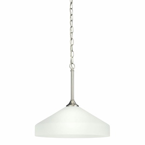 Ansonia - 1 light Pendant - with Soft Contemporary inspirations - 15 inches tall by 15 inches wide