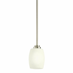 Eileen - 10W 1 LED Mini Pendant - with Contemporary inspirations - 8 inches tall by 4.5 inches wide - 968513