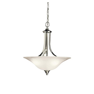 Dover - 3 light Convertible Pendant - with Transitional inspirations - 19 inches tall by 17.75 inches wide - 1149197