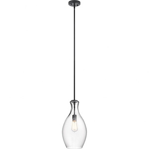 Everly - 1 light Pendant - with Transitional inspirations - 17.75 inches tall by 8.75 inches wide - 969098