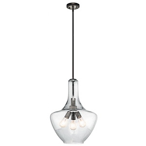 Everly - 3 light Pendant - with Transitional inspirations - 22.5 inches tall by 16 inches wide - 968138