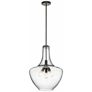 Everly - 3 light Pendant - with Transitional inspirations - 27.25 inches tall by 20 inches wide - 968136