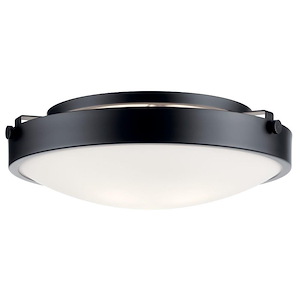 Lytham - 3 Light Flush Mount In Soft Contemporary Style-5.5 Inches Tall and 17.25 Inches Wide