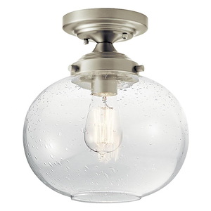 Avery - 1 light Semi-Flush Mount - with Vintage Industrial inspirations - 10.75 inches tall by 9.75 inches wide - 968738