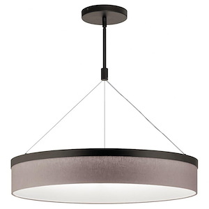 Mercel - 38W 3 LED Round Chandelier/Pendant - with Transitional inspirations - 18.5 inches tall by 26.5 inches wide