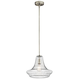 Everly - 1 light Pendant - with Transitional inspirations - 11 inches tall by 12.5 inches wide - 967465