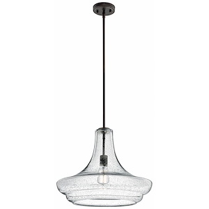 Everly - 1 light Pendant - with Transitional inspirations - 15.5 inches tall by 19 inches wide - 967464