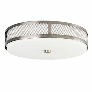 22W 1 LED Flush Mount - with Transitional inspirations - 3.25 inches tall by 13.25 inches wide - 968494
