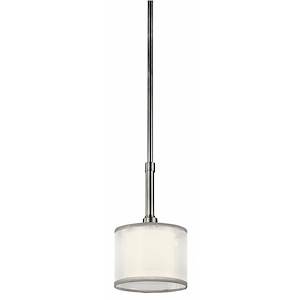 Lacey - 1 light Mini-Pendant - with Transitional inspirations - 10.25 inches tall by 6 inches wide - 1152597