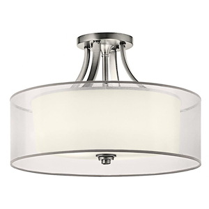 Lacey - 4 light Semi-Flush Mount - with Transitional inspirations - 13 inches tall by 20 inches wide - 966949