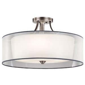 Lacey - 5 Light Semi-Flush Mount-15.25 Inches Tall and 28 Inches Wide - 1362395