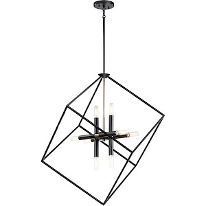 Cartone - 8 light Pendant - with Contemporary inspirations - 31.25 inches tall by 25.5 inches wide - 967626