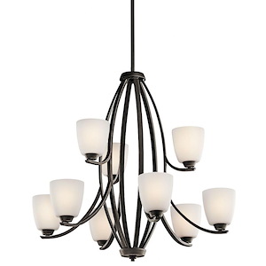 Granby - 9 Light Chandelier - With Transitional Inspirations - 31.5 Inches Tall By 33.25 Inches Wide