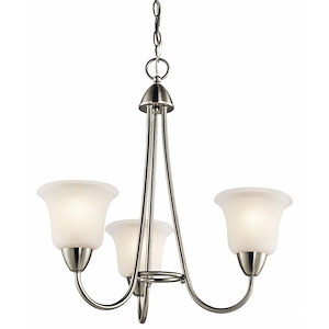 Nicholson - 3 Light Chandelier - With Transitional Inspirations - 21.5 Inches Tall By 21 Inches Wide